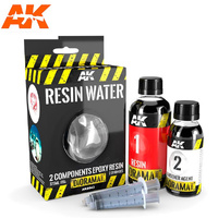 AK Interactive AK8043 - Dioramas - Resin Water 2 Components Epoxy Resin 375ml