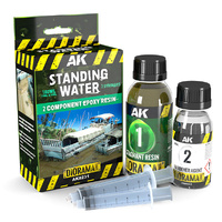 AK Interactive AK8231 - Dioramas - Terrains - Resin Stagnant Water Components Epoxy Resin 180ml