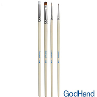 Godhand Brushes 241015 - Brushwork Semi-PRO - 4 brushes set