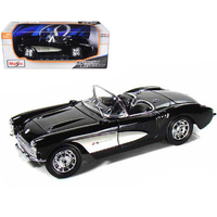 Maisto Corvette 1957 Black 1/18