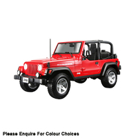 Maisto Jeep Wrangler Rubicon Open Roof 1/18 Red