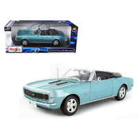 Maisto Chevrolet Camaro SS 396 Covertible 1967 Turquoise 1/18