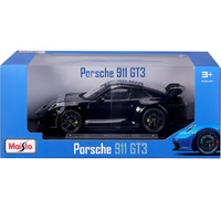 Maisto 36458BLK 2022 Porsche 911 GT3 Jet Black Metallic  1/18