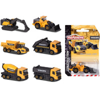 Majorette Volvo Construction Assorted Styles