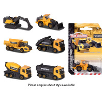 Majorette Volvo Construction Assorted Styles