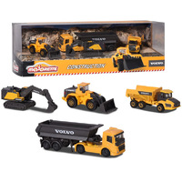 Majorette Volvo Construction 4pc Gift Pack