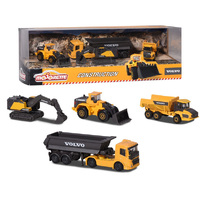 Majorette Volvo Construction 4 Piece Gift Pack