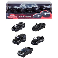 Majorette 76385 Black Edition New Gen 5pc Gift Pack 1/64