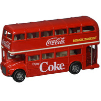 Motor City Routemaster London Double Decker Bus Coca Cola 1/64