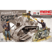 Meng French FT-17 Light Tank Crew & Orderly  1 /35