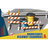Meng Barricades And Highway Guard Rail   1/35