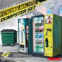 Meng Vending Machine & Dumpster Set   1/35