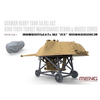 Meng King Tiger Turret Maintenance Stand & Muzzle Cover 1/35