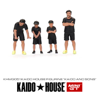 Mini GT Kaido House Figurine: Kaido & Sons    1/64