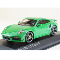 Minichamps Porsche 911 (992) Turbo S Coupe Sport 2021 Green 1/43