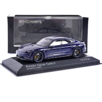 Minichamps 410068475 Porsche Taycan Turbo S 2020 Blue Metallic 1/43