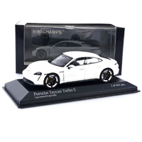 Minichamps 410068476 Porsche Taycan Turbo S 2020 White Metallic 1/43