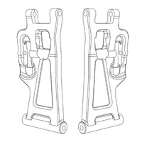 MJX 14250B Rear Lower Suspension Arms (2pcs)