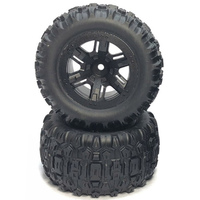 MJX 16300B Truggy Tyres Mounted (2)