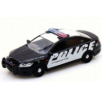 Motor Max Ford Police Interceptor 2013 Black / White 1/24