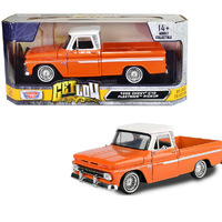 Motor Max 79034 1966 Chevy C10 Fleetside Pickup Get Low Series   1/24