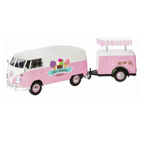 Motor Max VW Type 2 Icecream Delivery Van With Trailer 1/24