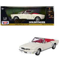 Motor Max 79833  1964 1/2 Ford Mustang Convertible - James Bond Movie  1/18