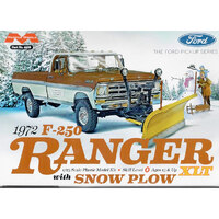Moebius Ford Ranger F-250 4x4 With Snow Plow 1972    1/25