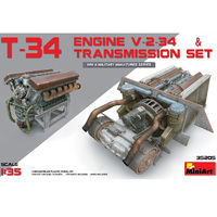 MiniArt T-34 Engine V-2 And Transmission Set      1/35