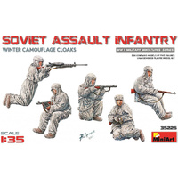 MiniArt Soviet Assault Infantry Winter Camouflage Cloaks     1/35