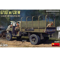 MiniArt G7107 With Crew 1.5t 4x4 Cargo Truck With Metal Body  1/35
