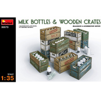 MiniArt Milk Bottles And Wooden Crates    1/35