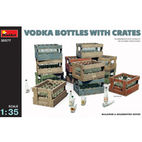 MiniArt Vodka Bottles With Crates 1/35