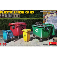 MiniArt Plastic Trash Cans   1/35