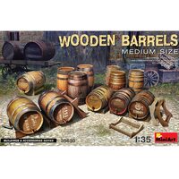 MiniArt Wooden Barrels Medium Size  1/35