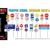 MiniArt Traffic Signs Ukraine 2010's  1/35