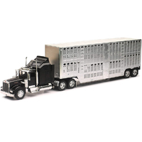 Newray Kenworth 1979 W900 Model Livestock Trailer 1/32