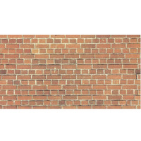 Noch Red Brick Wall (Card) 32x15cm
