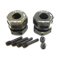 Hobao ST Wheel Hub Set + 4mm Rev