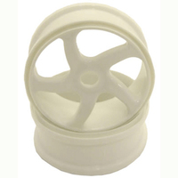 Hobao Wheels 5 Spoke White 1/8