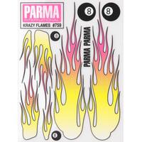 Parma Decal Krazy Flames