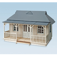 Peco Cricket Pavilion (Laser Cut Kit) Oo/Ho