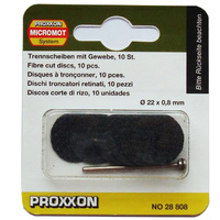 Proxxon 28808 22mm Aluminium Oxide Cutting Discs (10)