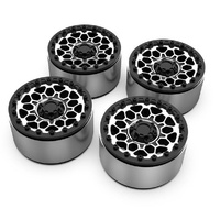 Rlaarlo MK07-316 Aluminum Wheel Hub Silver (4pcs) For MK-07