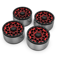 Rlaarlo MK07-317 Aluminum Wheel Hub Red (4pcs) For MK-07