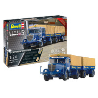 Revell 07580 Bussing 8000 With Trailer Platinum Edition  1/24