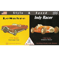 Glencoe Style & Speed - Sabre/Indy Racer Plastic Kit 1/72