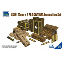 Riich Models US M1 57mm & 6PR 7cwt Ammunition Set 1/35