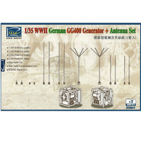 Riich Models WWII German GG400 Generator &  Antenna Set W/ PE  1/35