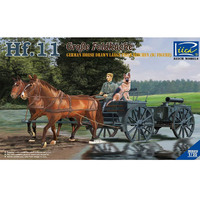 Riich Models German Horses Drawn Large Field Kitchen Hf.11  1/35